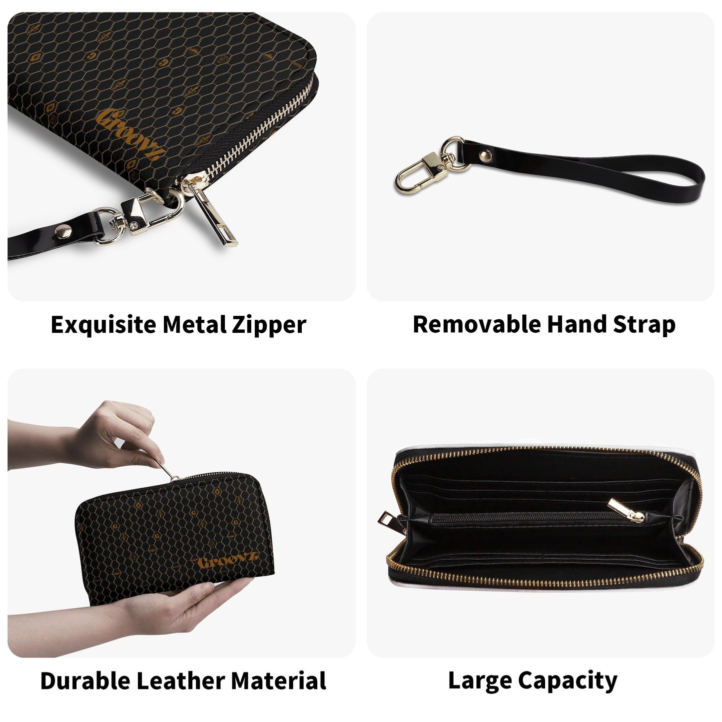 Groovz Lux Vegan Leather Wallet