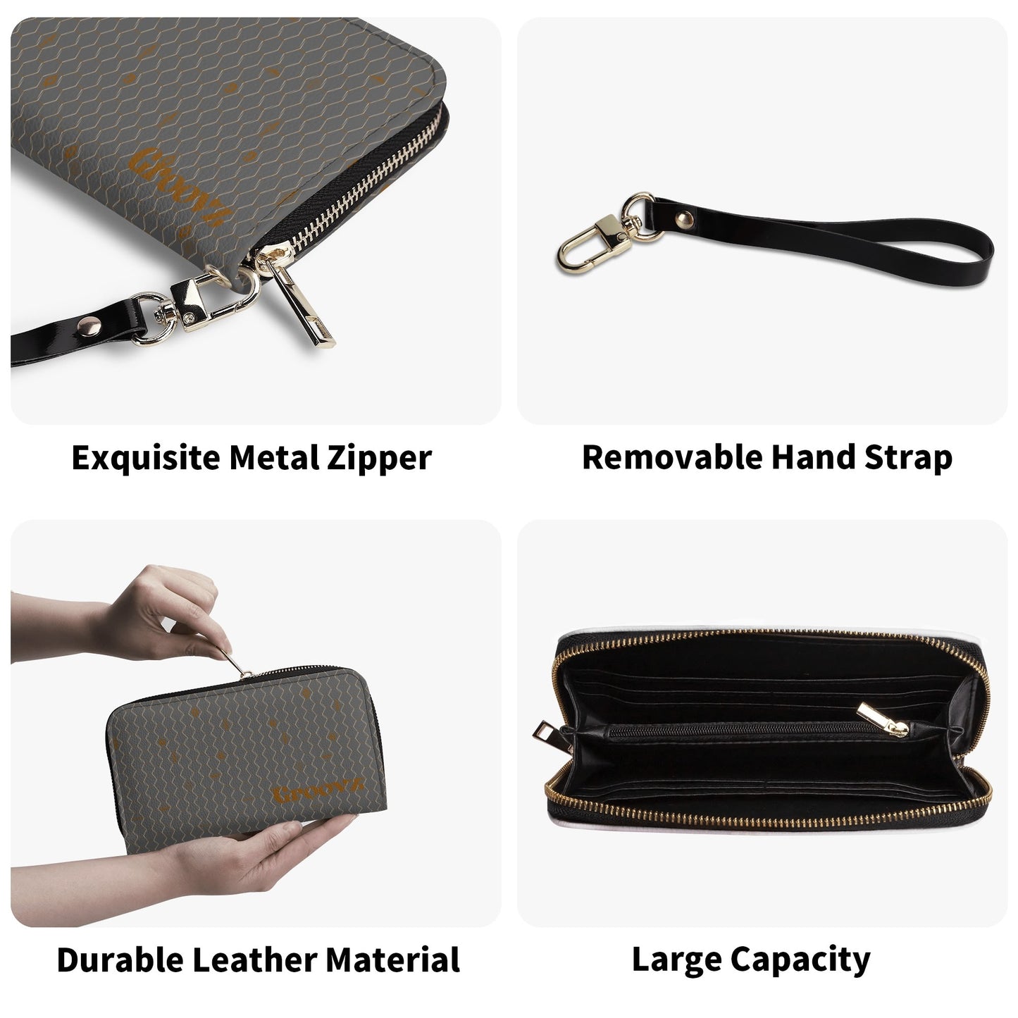 Groovz Lux Vegan Leather Wallet