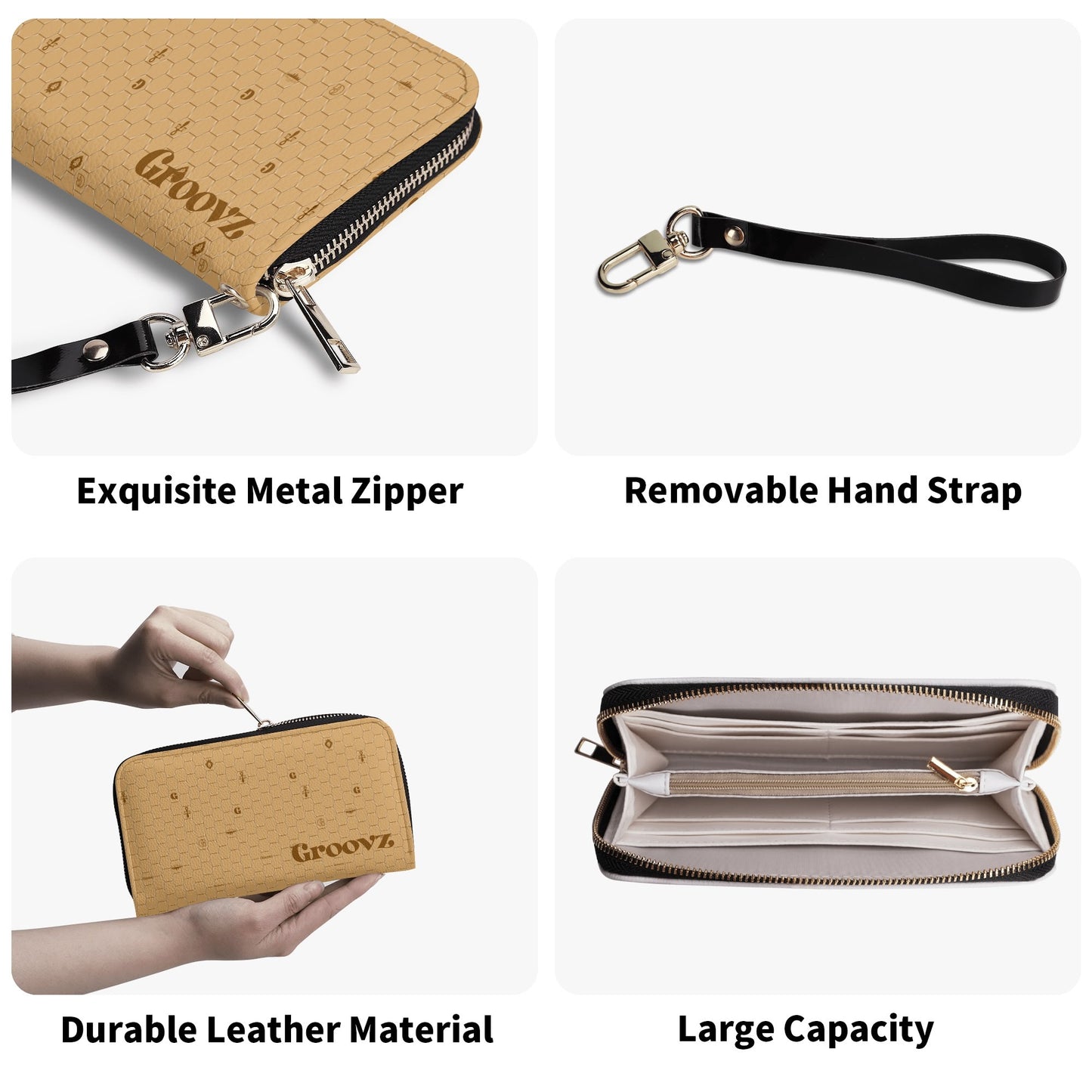 Groovz Lux Vegan Leather Wallet