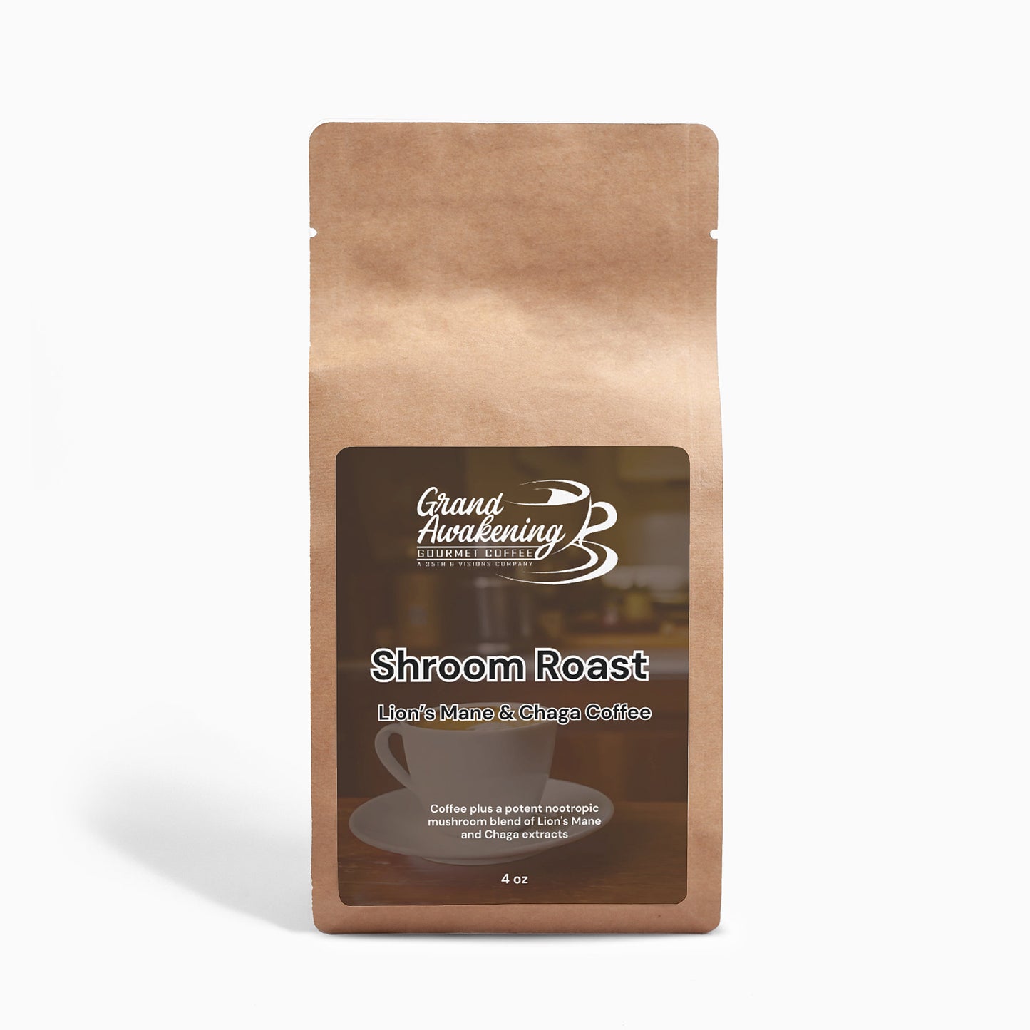 Shroom Roast - Lion’s Mane & Chaga Coffee 4oz