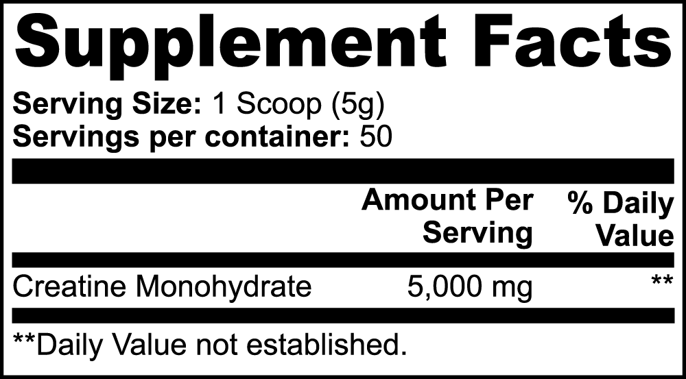 Thunder Fuel: 100% Pure Creatine Monohydrate