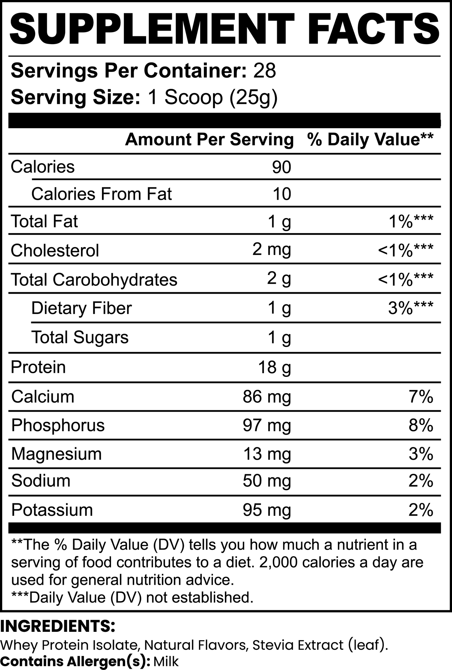 Swōl Milk Whey Protein Isolate (Chocolate)