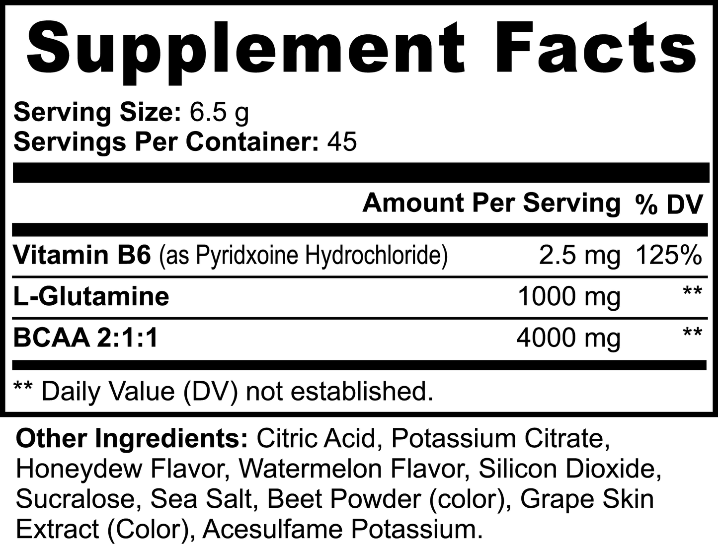 MISSION RECOVEY: BCAA (Honeydew/Watermelon)