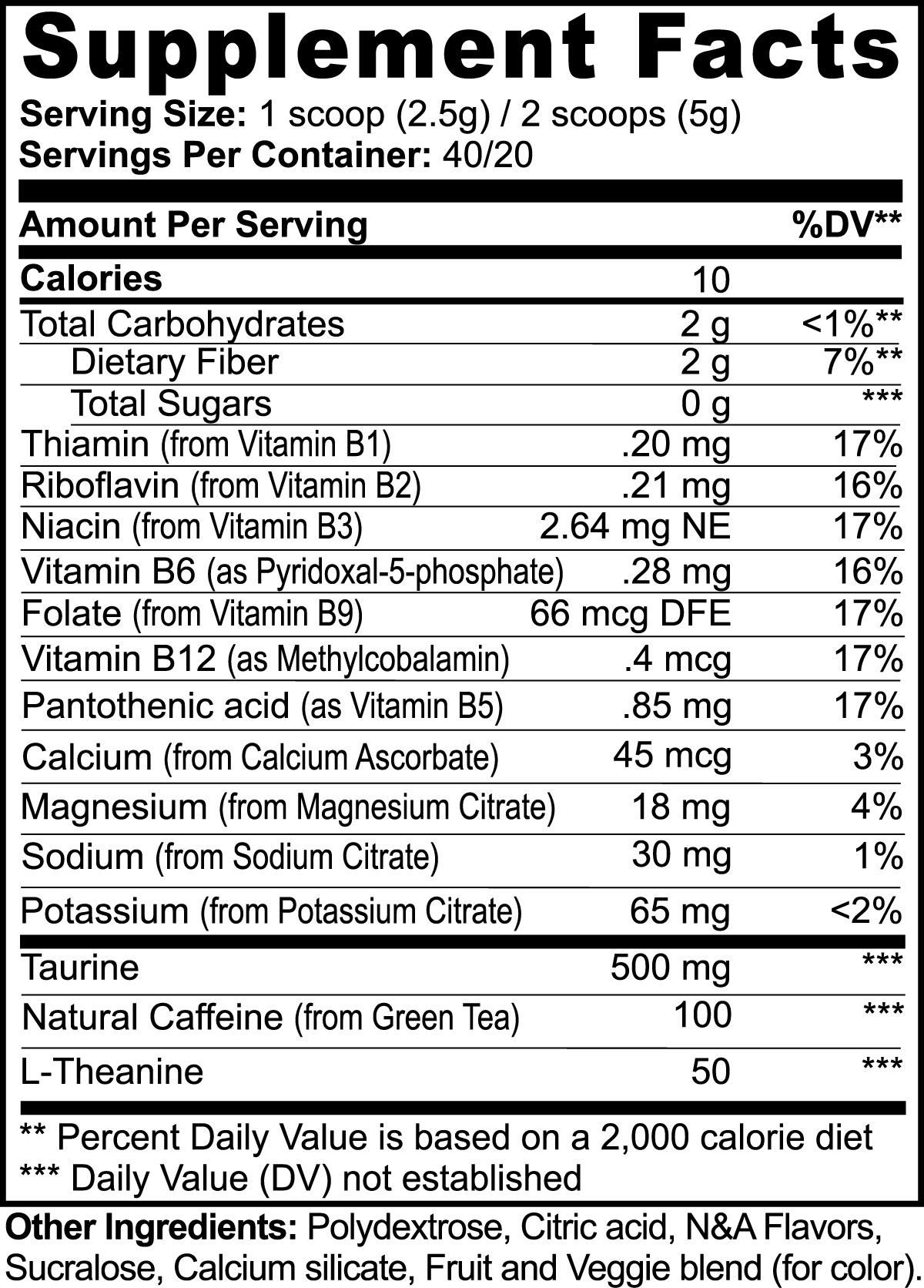 NDURAVIBE: Energy Powder